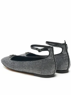 Ballerine FLPLVS SAT02 Nero