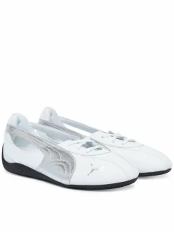 Ballerine Speedcat Ballet Nova Metallic Wns 408342 01 Bianco