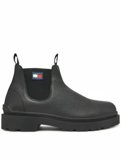 Chelsea Tjm Chelsea Leather Wl EM0EM01670 Nero