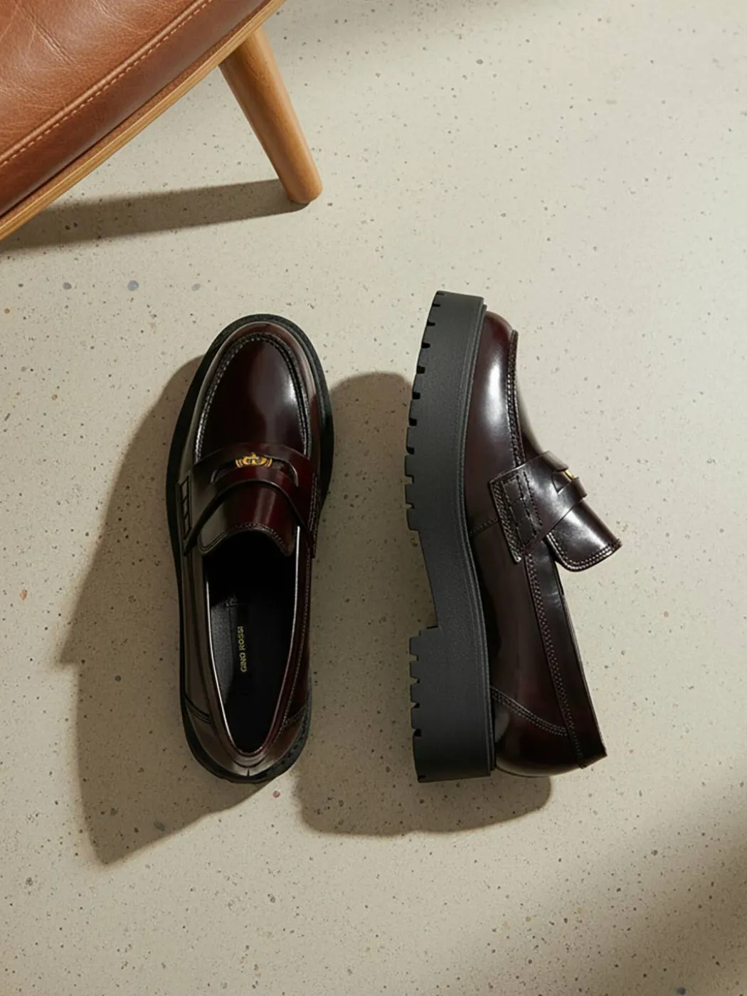 Chunky loafers C-CARRIE1 Bordeaux