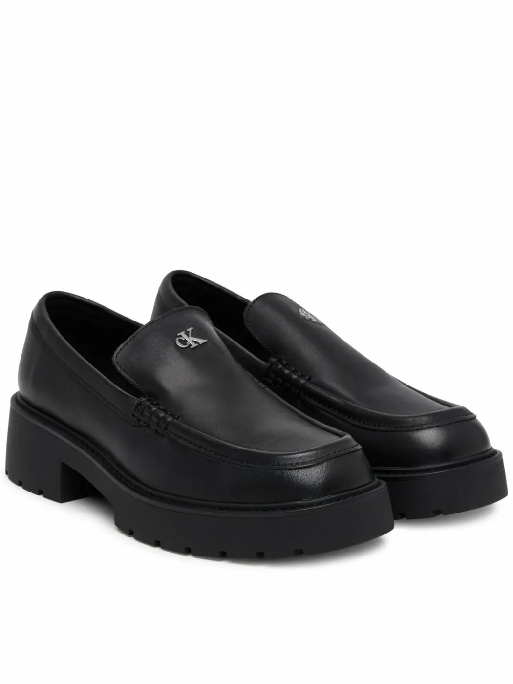 Chunky loafers Chunky Cupsole Ru Patch Lth YW0YW01862 Nero