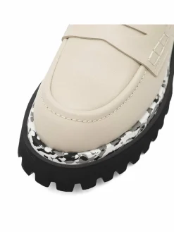 Chunky loafers CLERMONT-50102 Beige