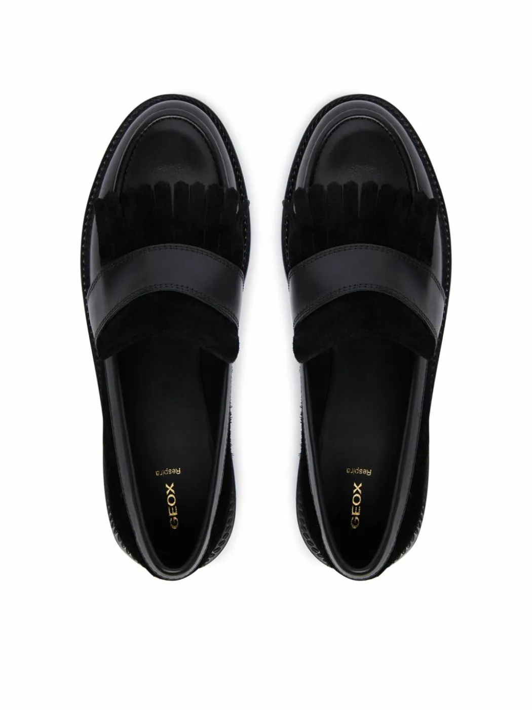 Chunky loafers D Serilda D66WYE 4323 C9999 Nero