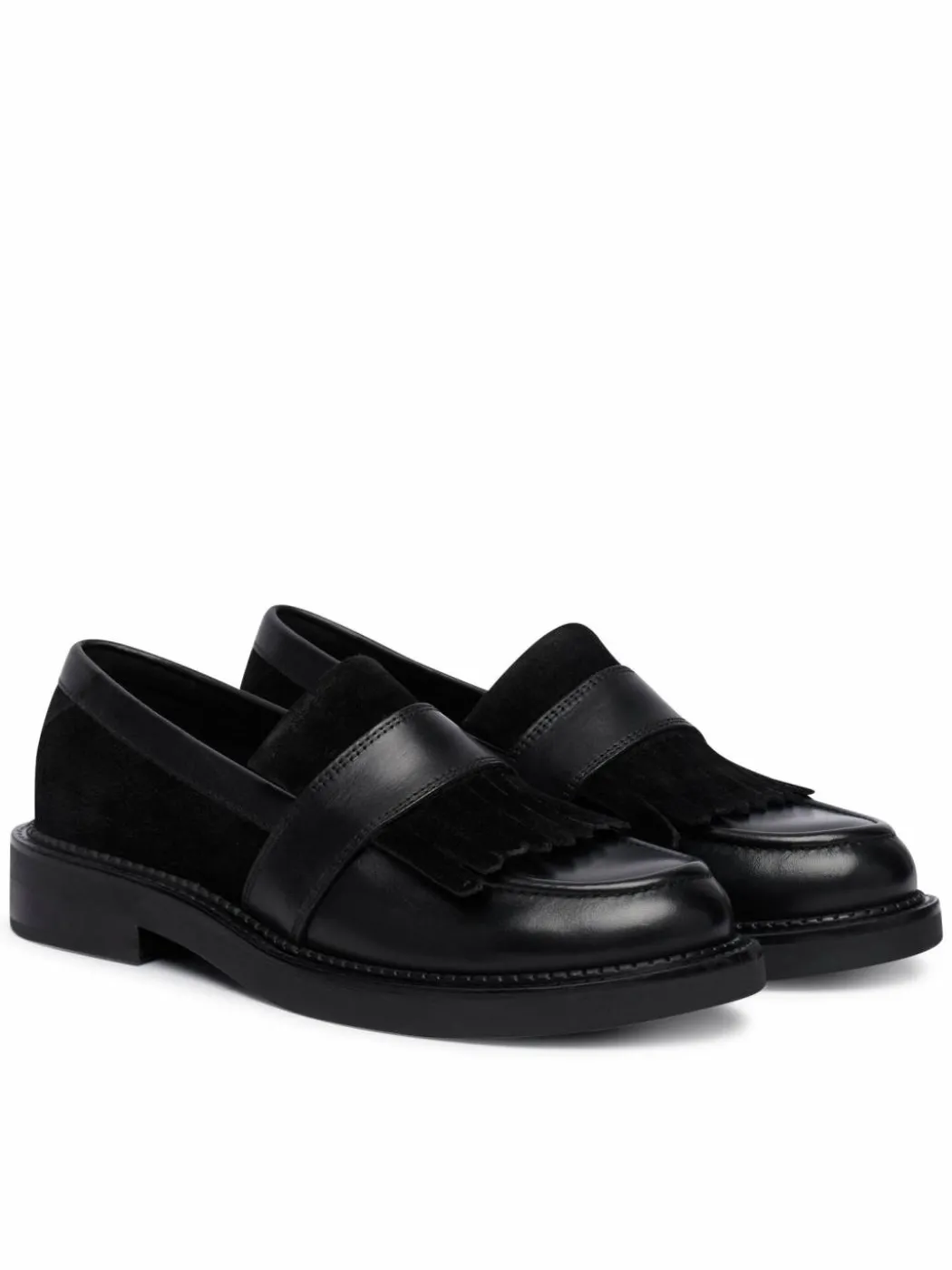 Chunky loafers D Serilda D66WYE 4323 C9999 Nero