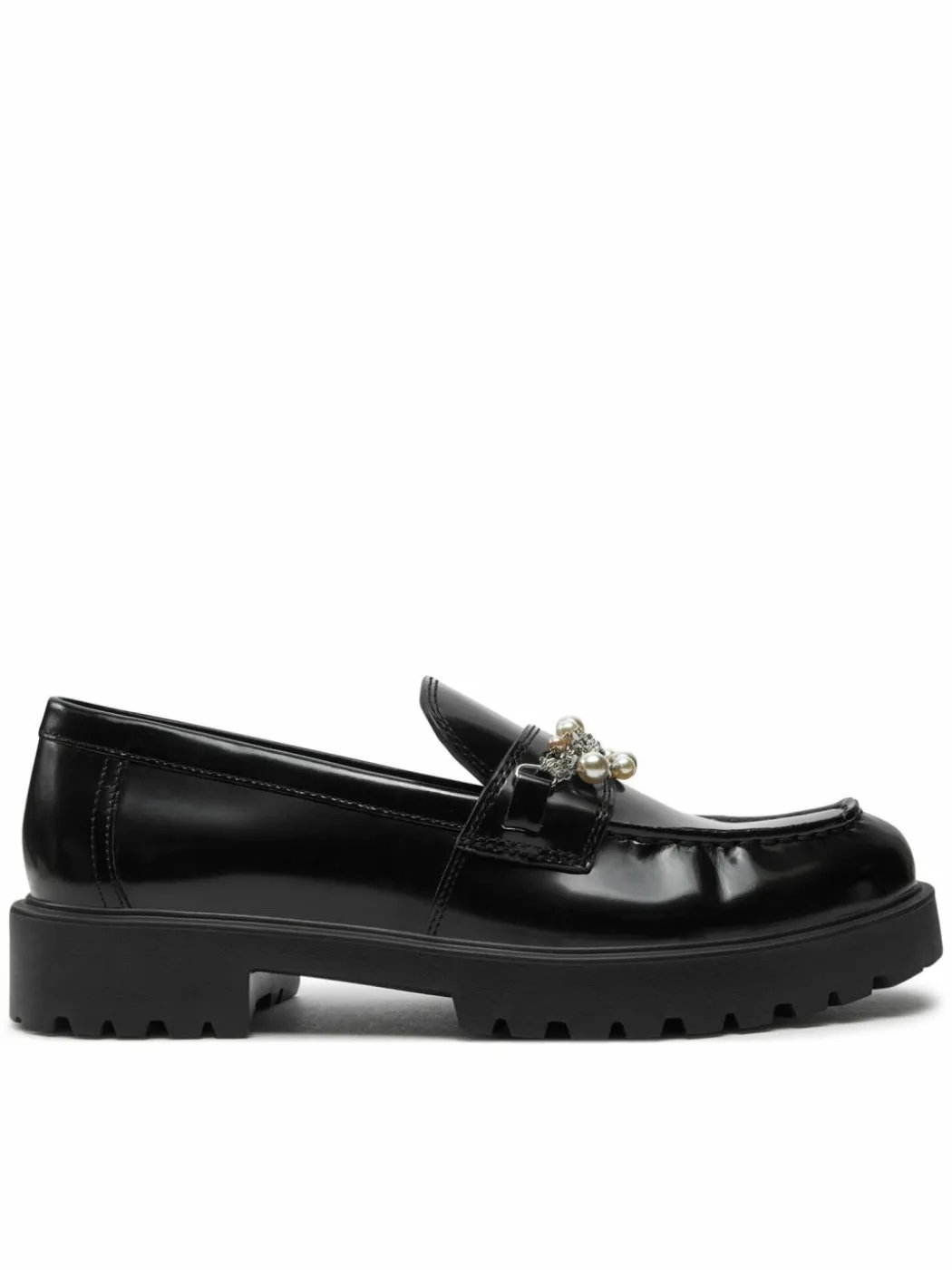 Chunky loafers Embellished Classic Lug Loafer 165828 Nero