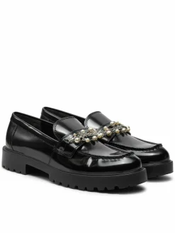 Chunky loafers Embellished Classic Lug Loafer 165828 Nero