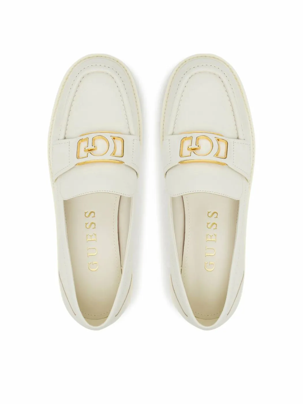 Chunky loafers FLPSHU LEA14 Écru