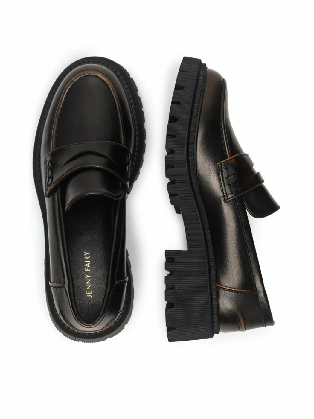 Chunky loafers HY13027-17 Marrone