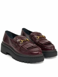Chunky loafers Perry Bordeaux