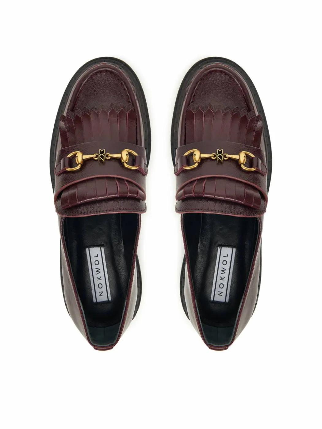 Chunky loafers Perry Bordeaux