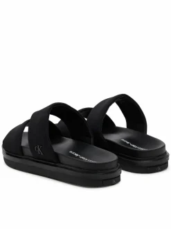Ciabatte Flat Molded Dbl Bar Sandal Cv YM0YM01222 Nero