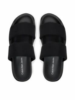 Ciabatte Flat Molded Dbl Bar Sandal Cv YM0YM01222 Nero