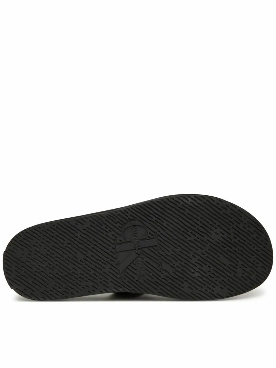 Ciabatte Flat Molded Doublebar Sandal Lth YM0YM01226 Nero