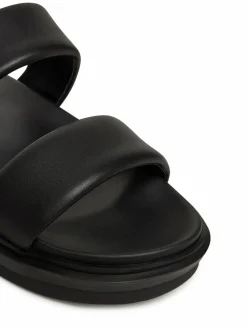 Ciabatte Flat Molded Doublebar Sandal Lth YM0YM01226 Nero