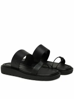 Ciabatte Rope Sandal Soft Lth Mg YW0YW01864 Nero