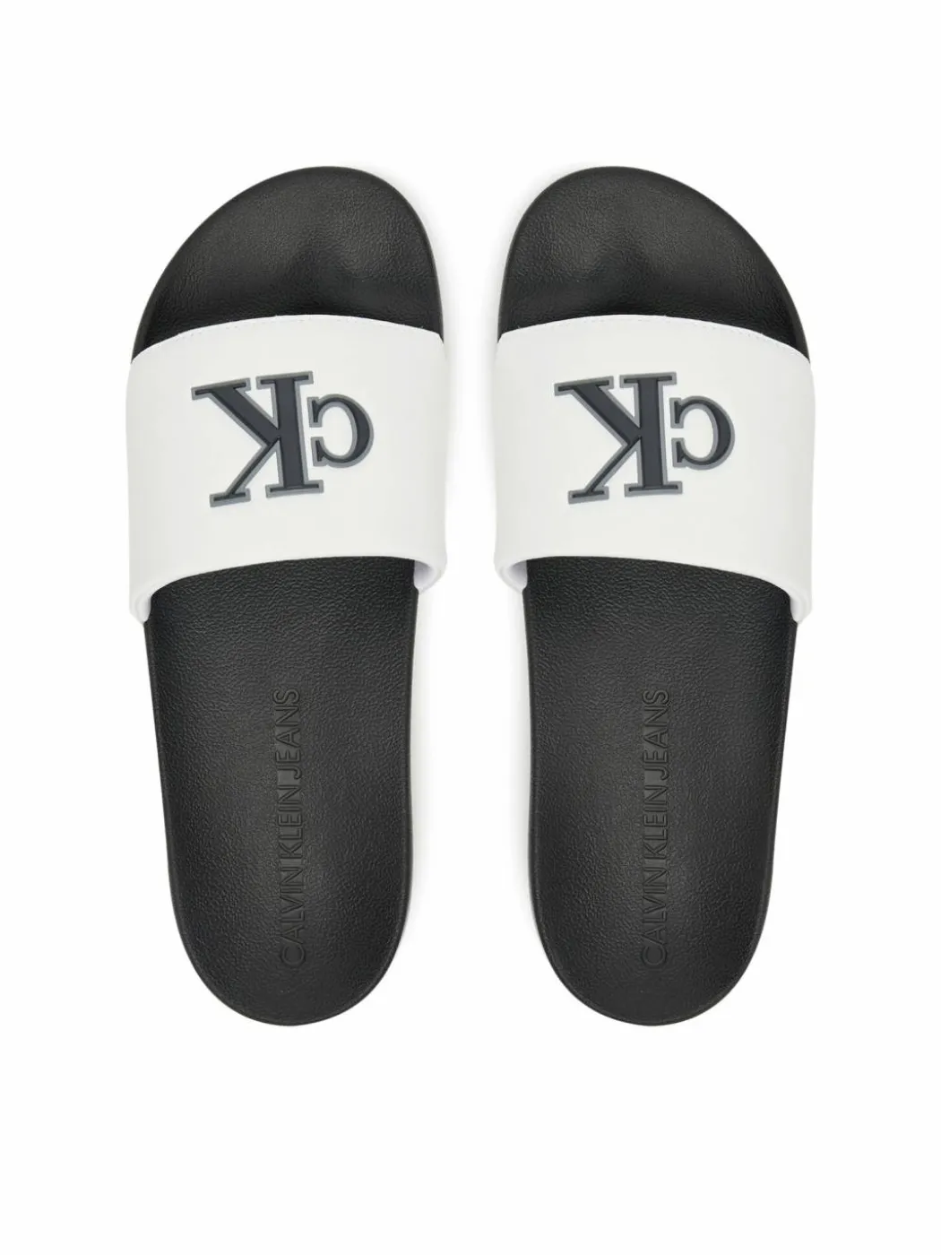 Ciabatte Slide Jelly Mono Pu YM0YM01281 Bianco