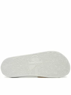 Ciabatte Slide Monogram Tpu YW0YW01715 Bianco