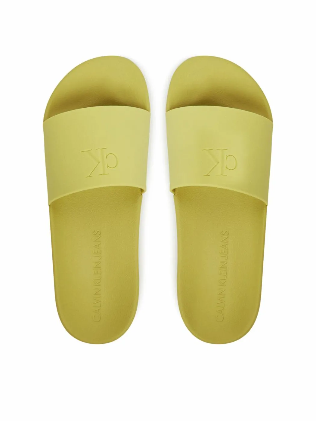 Ciabatte Slide Monogram Tpu YW0YW01715 Giallo