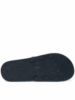 Ciabatte Slide Rubber Neoprene Text YM0YM01234 Blu scuro