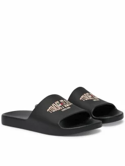 Ciabatte Wavy Flag Logo EM0EM01700 Nero