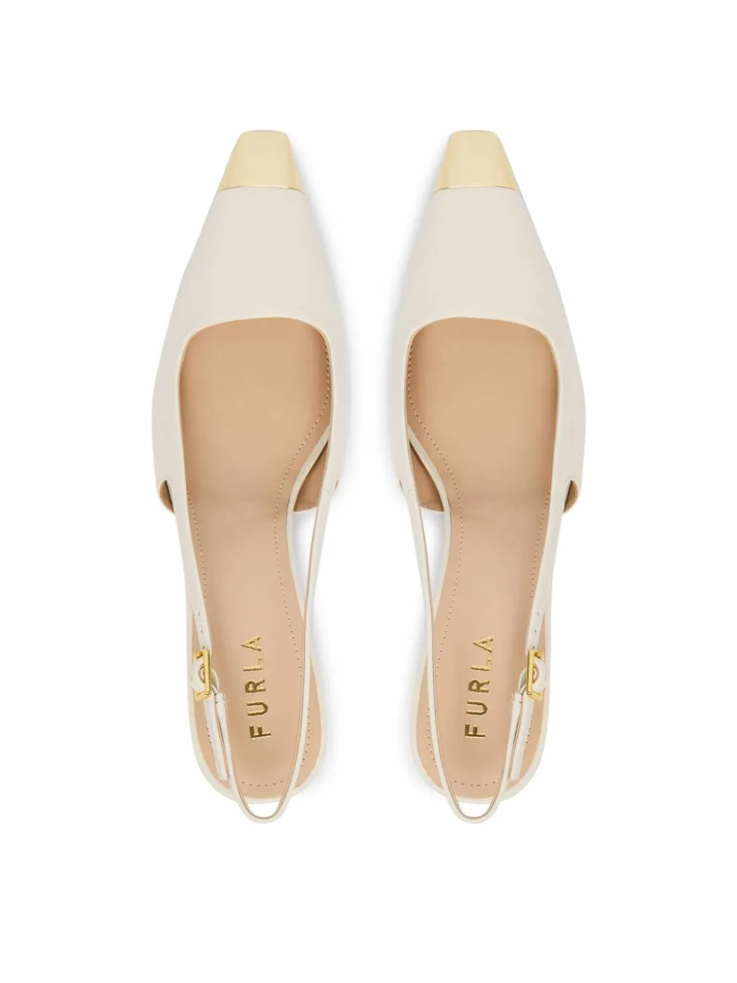 Décolleté Metal Slingback YM29FML X30000 CN 1704S Crema