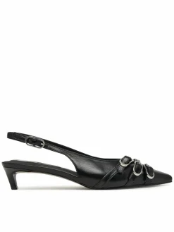 Décolleté Tjw Sling Back Kitten Heels EN0EN03171 Nero