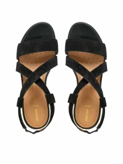 Espadrillas D Ischia Corda D55HHA 00022 C9999 Nero