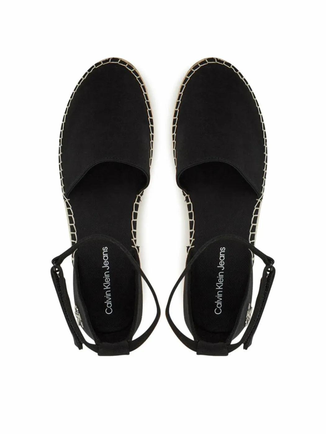 Espadrillas Flatform Espadrille Sling Mg YW0YW01735 Nero
