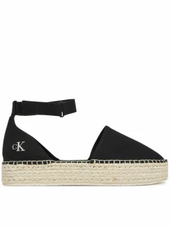 Espadrillas Flatform Espadrille Sling Mg YW0YW01735 Nero