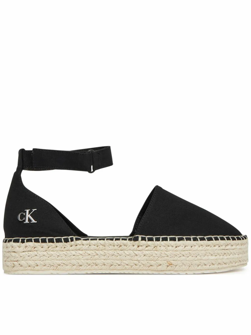 Espadrillas Flatform Espadrille Sling Mg YW0YW01735 Nero