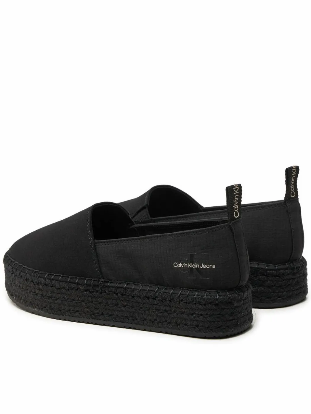 Espadrillas Platform Espadrille Mix Ml Mtl YW0YW01622 Nero