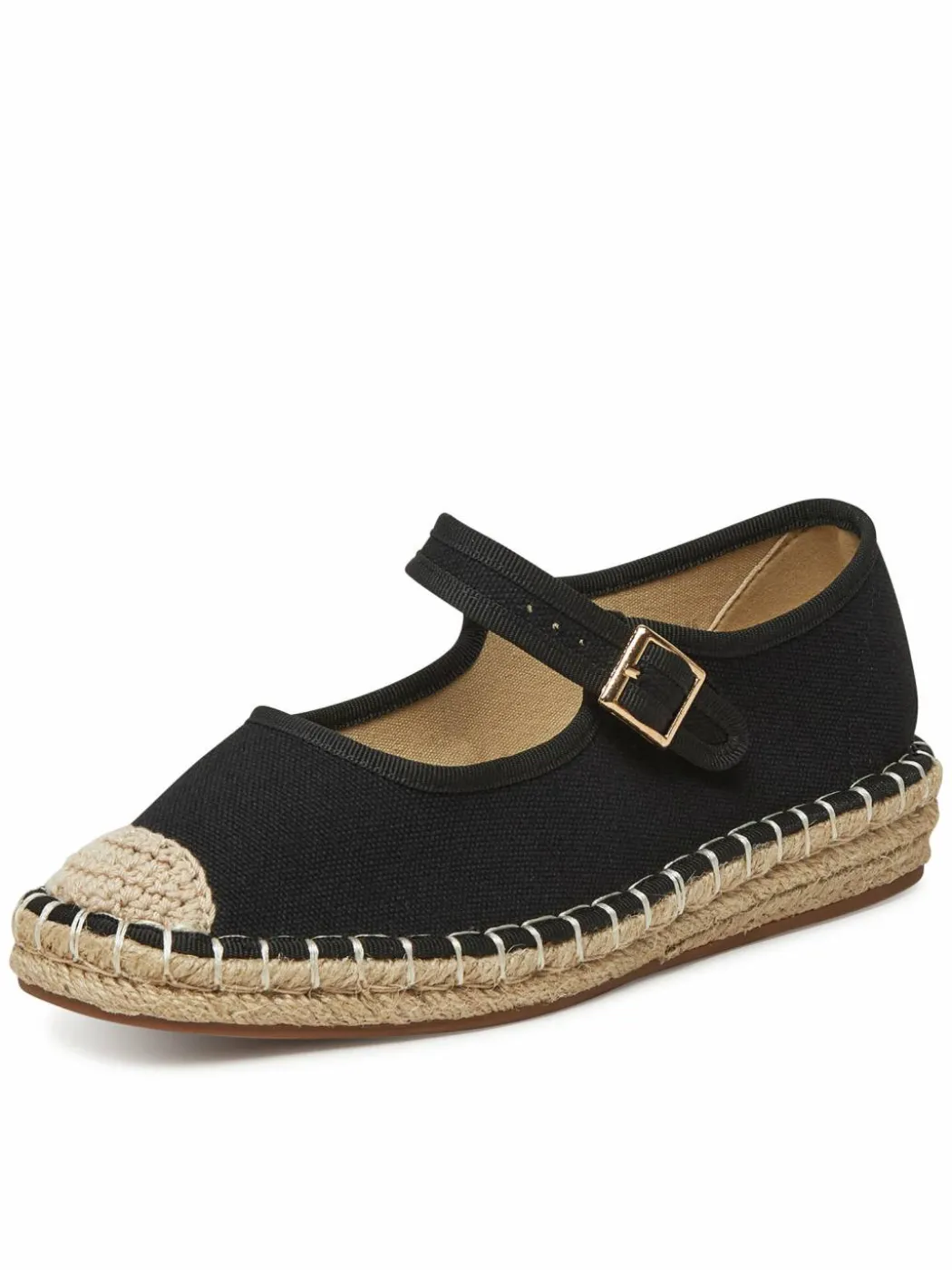 Espadrillas Q88-512-1 Nero