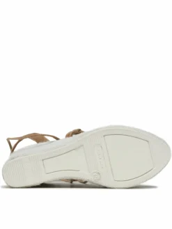 Espadrillas Soft Suede Lace-Up Wedge Espadrilles L 8.7 WA Marrone