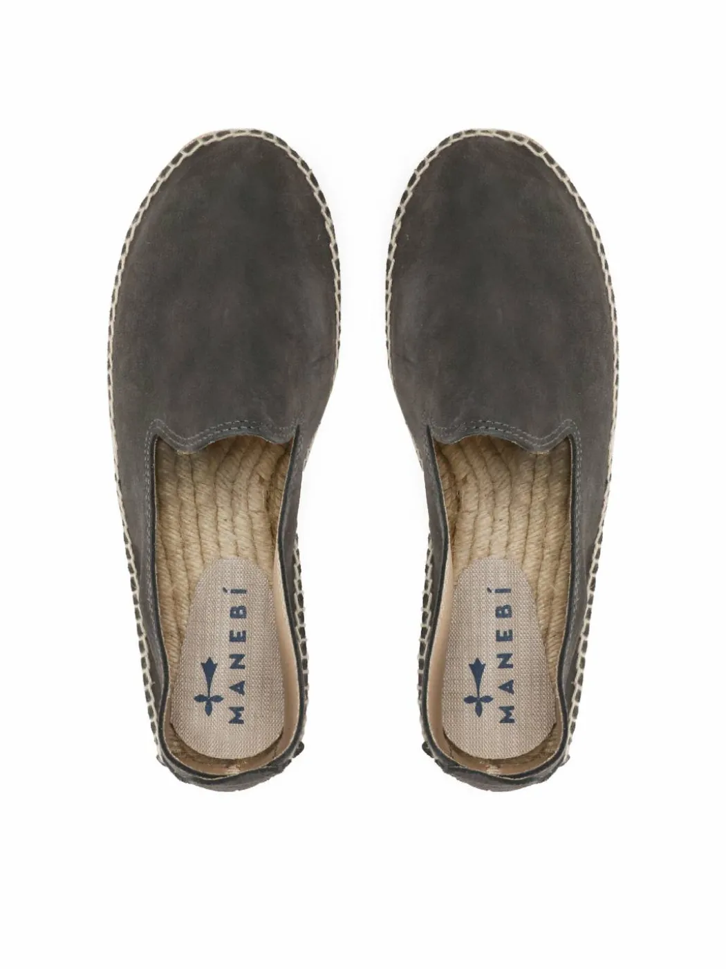 Espadrillas Suede Flat Espadrilles W 1.0 C0 Grigio