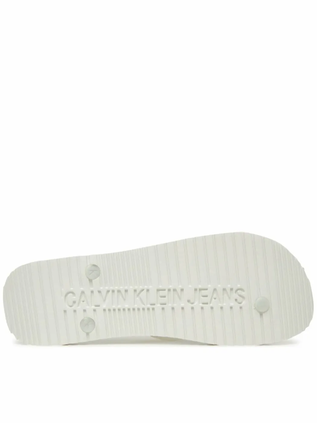 Infradito Beach Sandal Transparent Tpu YM0YM01267 Bianco