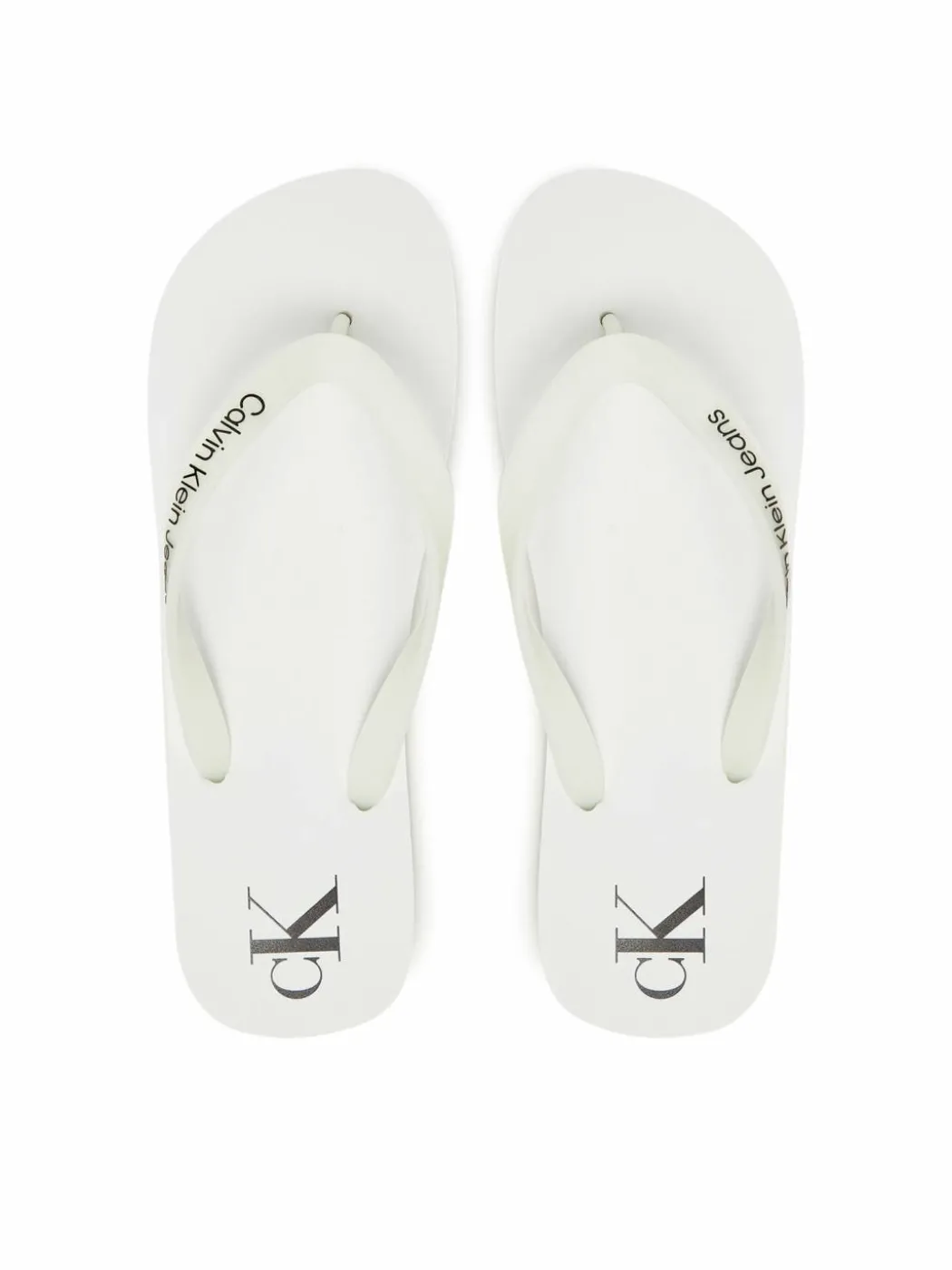 Infradito Beach Sandal Transparent Tpu YM0YM01267 Bianco