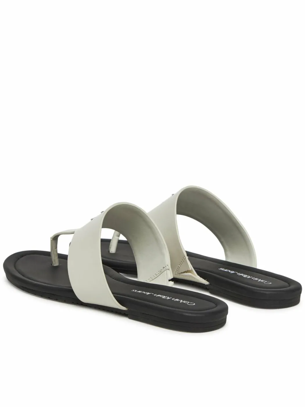 Infradito Flat Sandal Toepost Mg YW0YW01691 Bianco