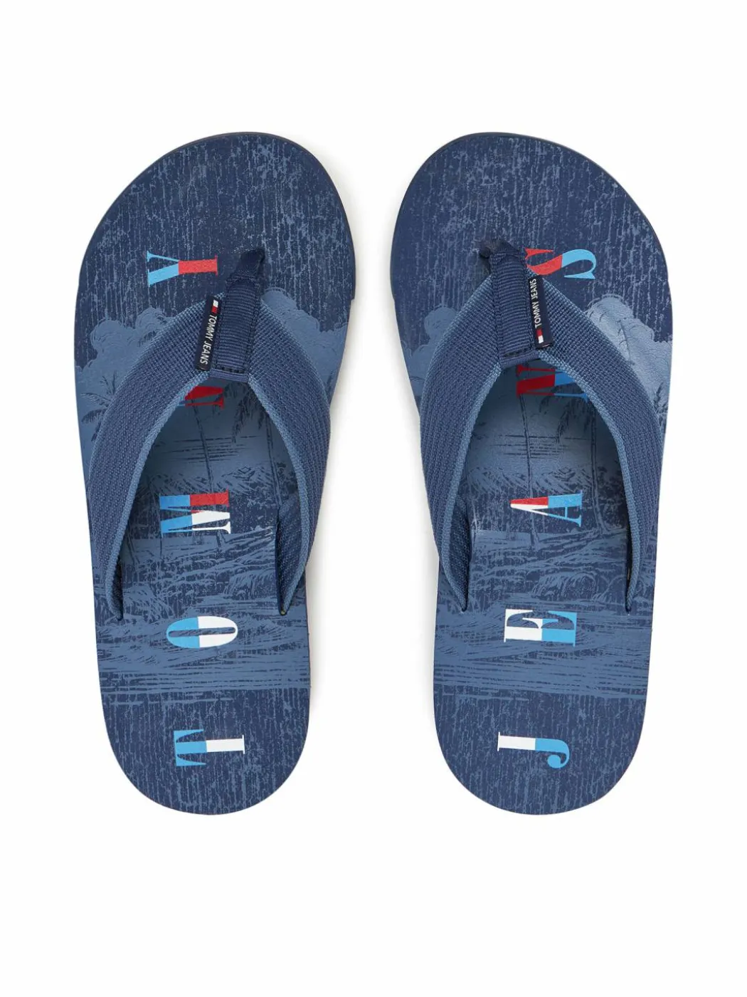 Infradito Tjm Elevated Beach Sandal EM0EM01561 Blu