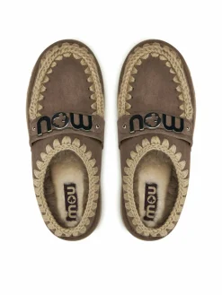 Pantofole Bounce Clog Metal Logo FW531001A Marrone