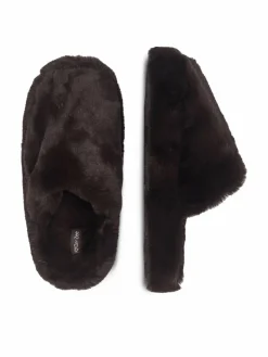 Pantofole DE-10 Marrone