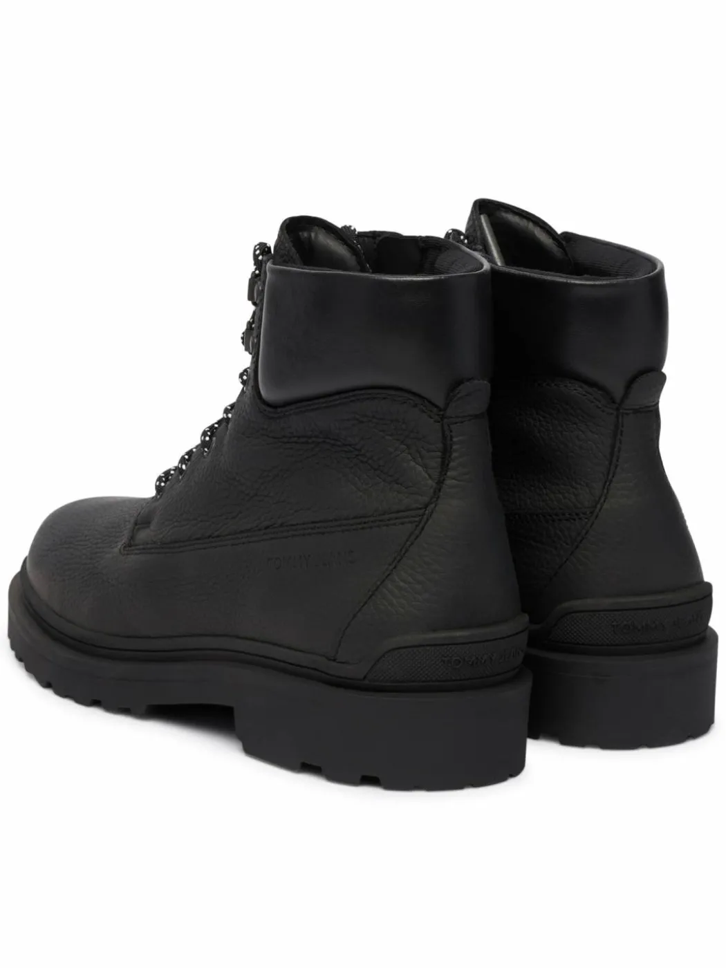 Polacchine Tjm Lace Up Boot Leather EM0EM01629 Nero