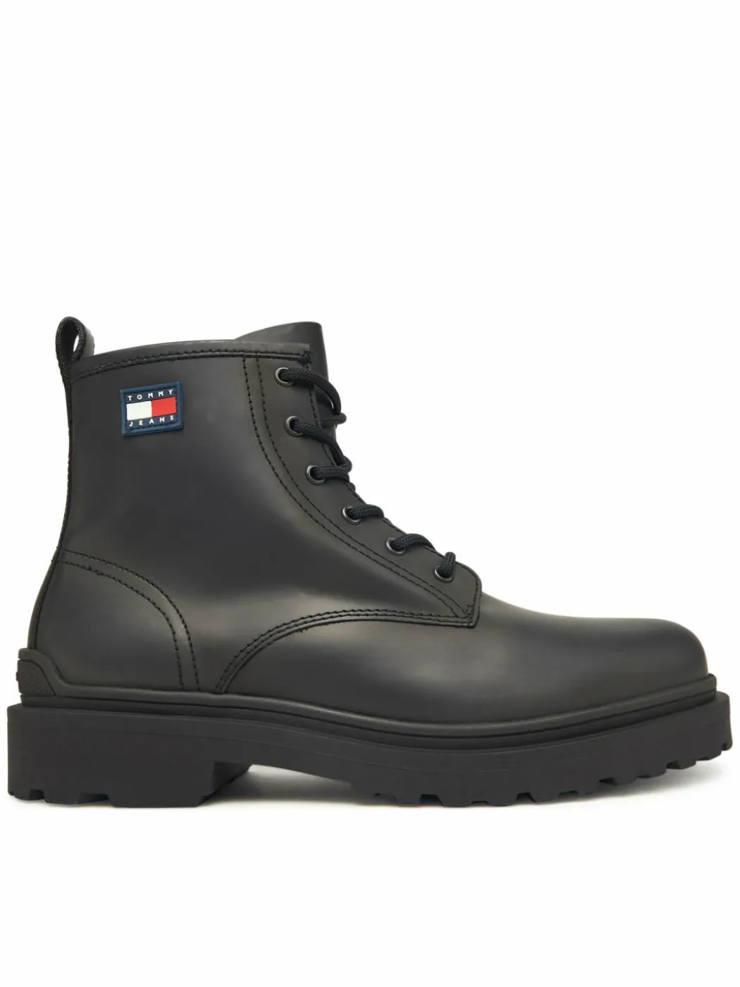 Polacchine Tjm Lace Up Rubberized EM0EM01628 Nero