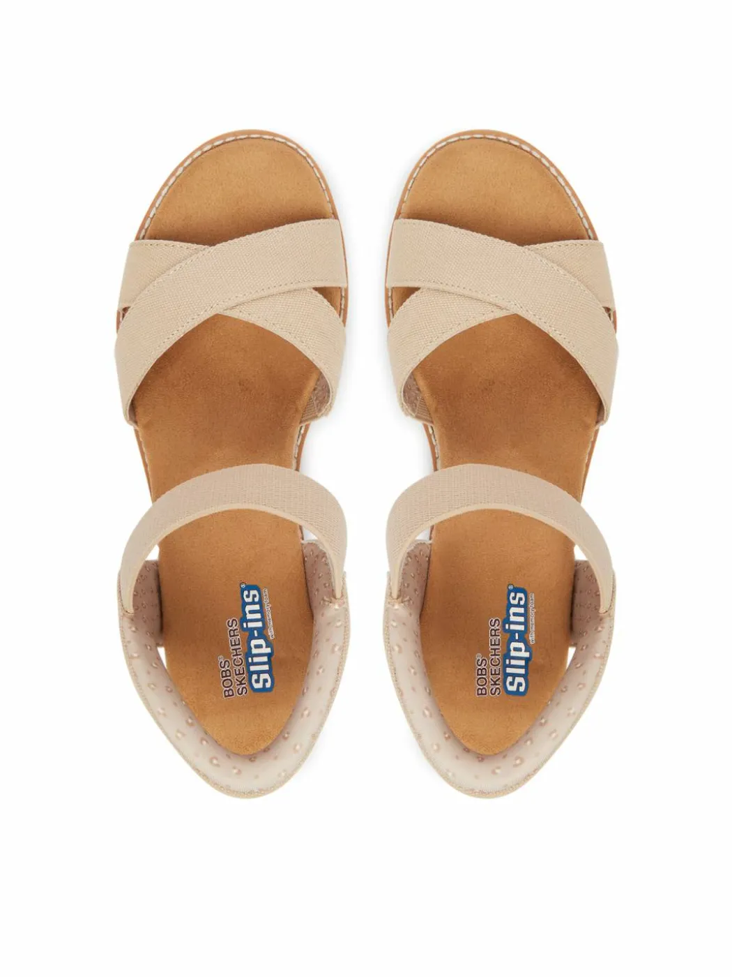 Sandali BOBS Desert Kiss - Golden Lily 114418/NAT Beige
