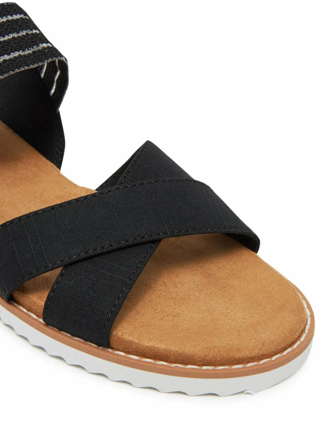 Sandali BOBS Desert Kiss-Shore Enough 114130/BLK Nero
