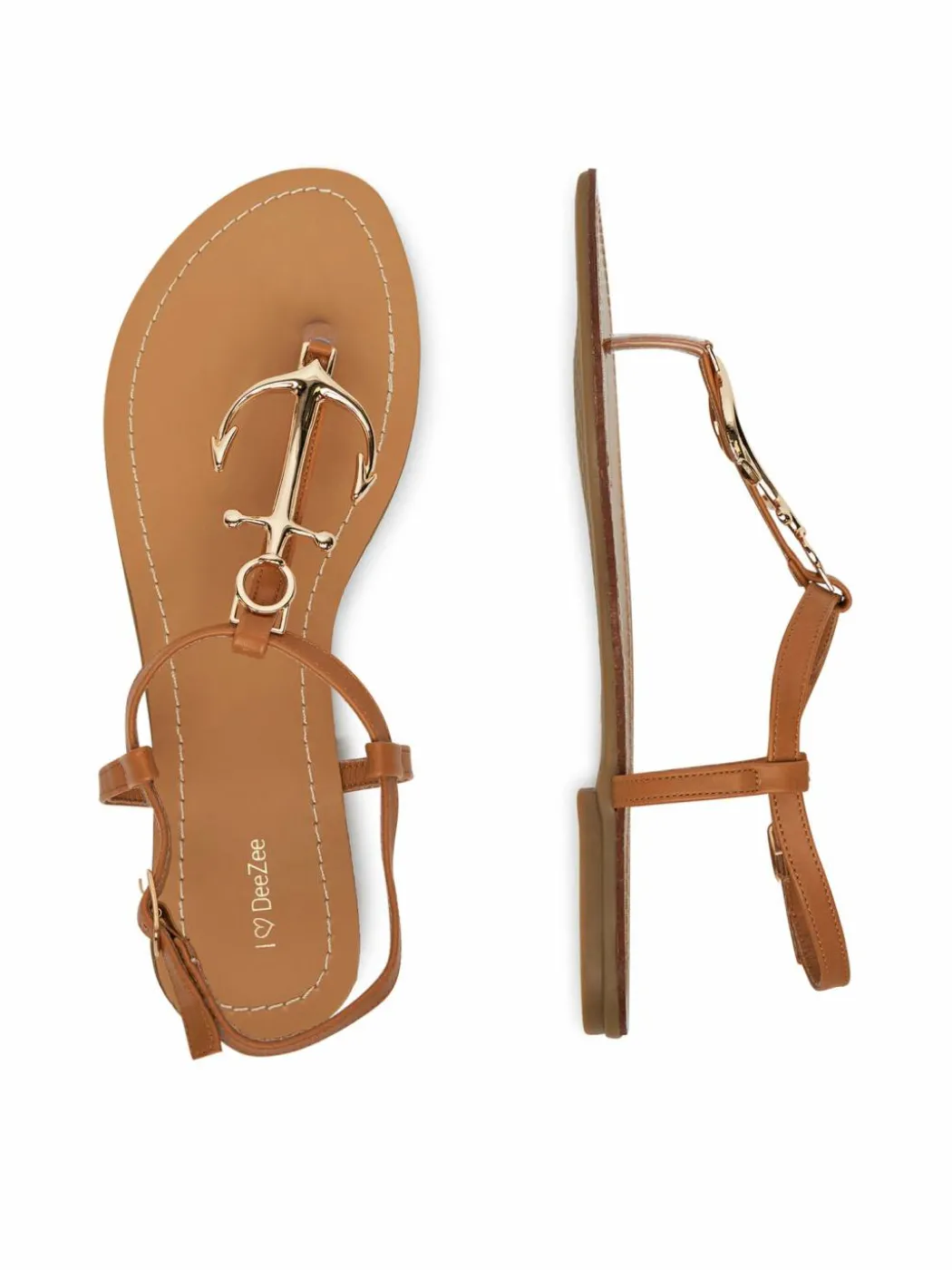 Sandali F103-123 Marrone