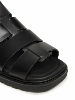 Sandali Sq Molded Sdl Fisherman Mg Wn YW0YW01700 Nero