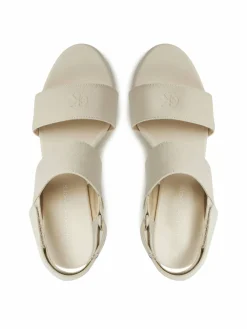 Sandali Wedge Sandal Webbing In YW0YW01790 Grigio
