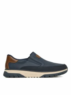 Scarpe basse B9350-14 Blu scuro