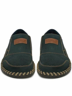 Scarpe basse B2466-14 Blu scuro