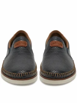 Scarpe basse B2356-14 Blu scuro